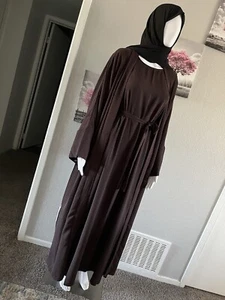 3Piece Set Abaya, Abaya Khimar Niqab Jilbab Khimar, Niqab,Hijab, ,حجاب،نقاب - Picture 1 of 6