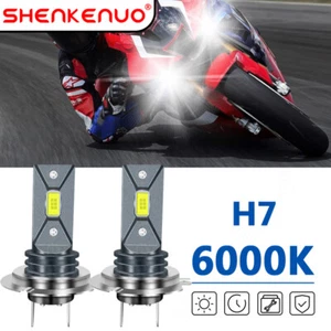 2x H7 LED Headlight Bulbs For Honda CBR1000RR 2005 2006-2016 CBR600RR 2003-2016 - Picture 1 of 15