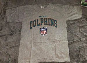 Miami Dolphins Gray T-shirt Boys M 10/12 Champion - Picture 1 of 5