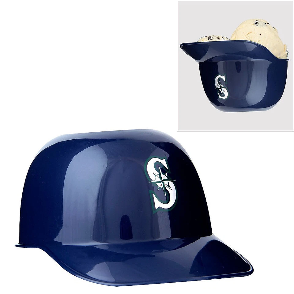 MLB Seattle Mariners Mini Casco de Bateo Helado Snack Bowl Individual Foto 1 de 1