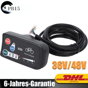 Display KT-LED880 E-Bike Messgerät für KT Controlle 36V 48V Universal Halterung - Bild 1 von 10