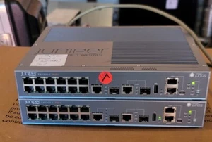 Lot Of 2 Juniper EX2200-C-12T-2G 12Port Gigabit Managed Ethernet Network Switch - Picture 1 of 24