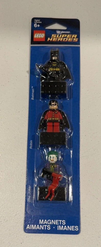 Lego DC Universe Super Heroes 2012 imán Batman, Robin, Joker sellado 853431 Foto 1 de 2
