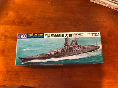 VINTAGE  TAMIYA 1:700 WATERLINE SERIES BATTLESHIP YAMATO, #31113 NEW - Image 1 of 4