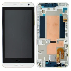 Genuine HTC Desire 610 LCD Display & Touchscreen With Frame White 80H01913-00 - Picture 1 of 1