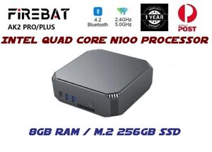 Intel Quad Core N100 8G 256GB SSD AC WIFI Windows 11 NUC Mini PC AK2 Plus