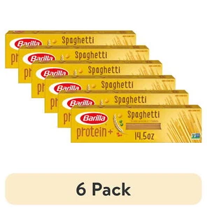 (6 pack) Barilla Protein+ Spaghetti Pasta, Plant Based Pasta, 14.5oz - Picture 1 of 8