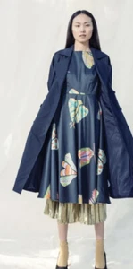 Beautiful GORMAN "Moth - Swing It” Dress Silk Size 8 TTS - Picture 1 of 11