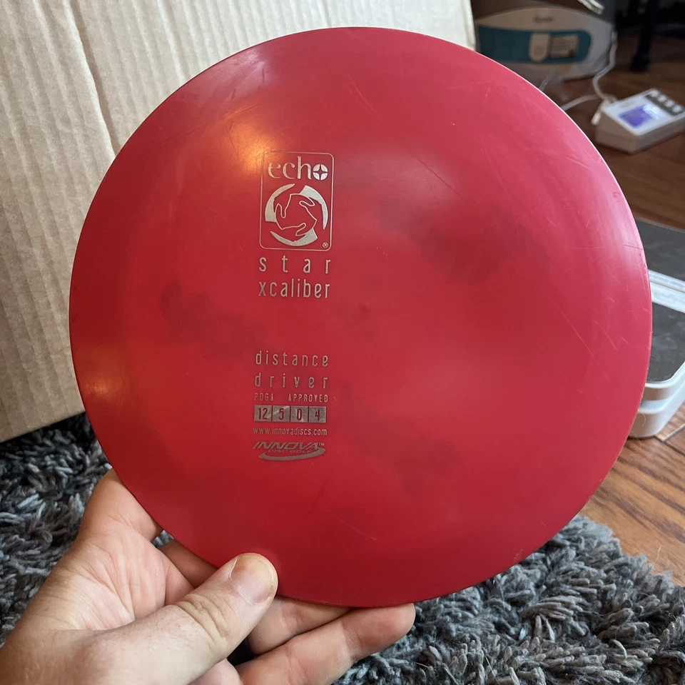 Red innova Echo Star XCALIBER Distance Driver 175g grams disc golf - Image 1 of 3