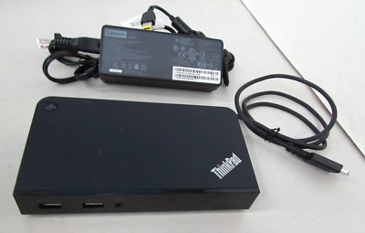 Lenovo ThinkPad OneLink+ Dock DU9047S1 Type:40A4 and 90W Lenovo AC Power Adapter - Image 1 of 4