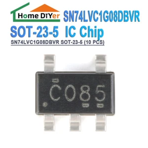 10xSN74LVC1G08DBVR SOT-23-5 Single Channel 2-input Positive and Gated Logic Chip - Picture 1 of 8