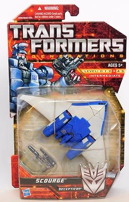 2010 TRANSFORMERS GENERATIONS "SCOURGE" Decepticon Deluxe Class L3_C8+ MOC NEW - Image 1 of 4
