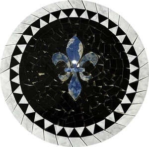 Floor Marble Medallion 30''x30'' - Picture 1 of 1