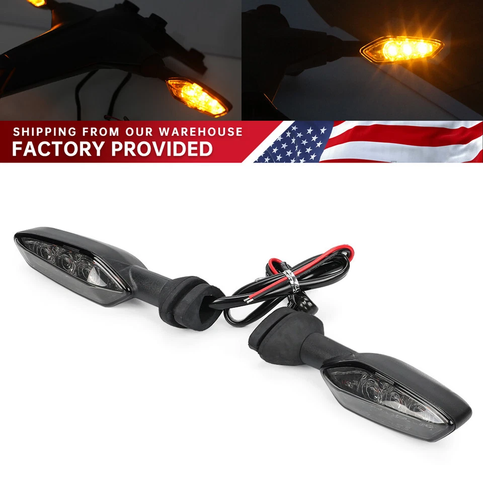 Front/Rear Turn Signals Lights for DUCATI MONSTER 821 696 1100 evo Streetfighter - Image 1 of 4