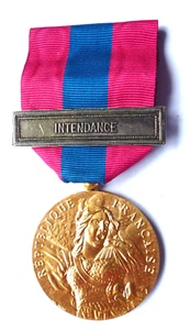 "FRANZÖSISCHE NATIONALE VERTEIDIGUNGSMEDAILLE ""INTENDANCE" - Bild 1 von 4