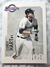 Corey Hart 2009 Milwaukee Brewers Police Team Issue Oddball