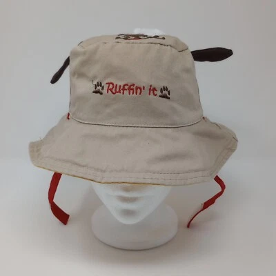 Flapjacks детский коричневый собака зеленый трактор двусторонний подбородок ремень ведро Boonie шляпа  - Изображение 1 из 4