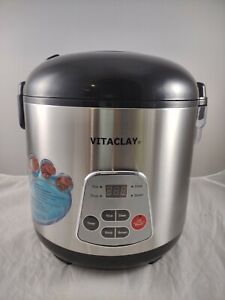 VF7700-6- VitaClayR 2-in-1 Rice Slow Cooker & Clay