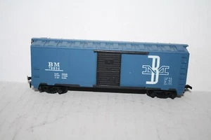 TYCO HO SCALE BOSTON & MAINE 40' BOX CAR-GOOD-BLUE-BOX-HONG KONG - Picture 1 of 8