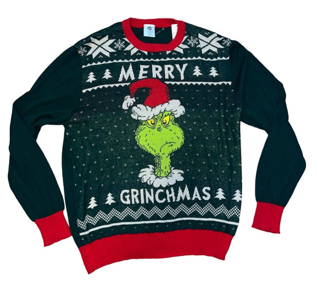 Grinch Sweater In Men's Sweaters for sale | eBay