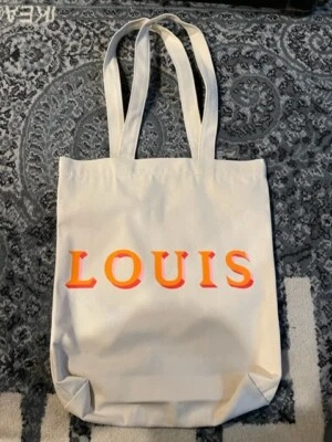 Auténtico bolso de hombro de lona Louis Vuitton Louis 200 edición limitada (naranja) Foto 1 de 4