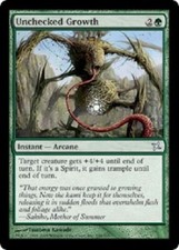 Unchecked Growth x4 NM  Magic the Gathering MTG Betrayers of Kamigawa, # 148