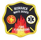 BISMARCK-FIRE & INSPECTIONS-NORTH DAKOTA ND Fire Patch EMS Rescue 3.5” 
