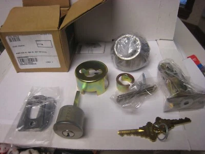 Cerrojo monocilíndrico Schlage níquel satinado JD60F 619-063-267 134 G N SL Foto 1 de 4