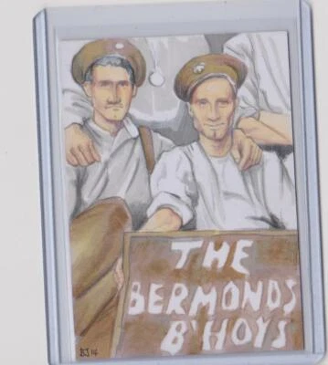 1914 WAR ILLUSTRATED TRADING CARD The Bermondsey B'hoys SKETCHED BY B.JONES - Image 1 of 4