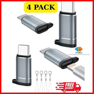 USB C to Lightning Adapter 6 Pack [Mfi Certified] Lightning Female to USB C - Picture 1 of 24