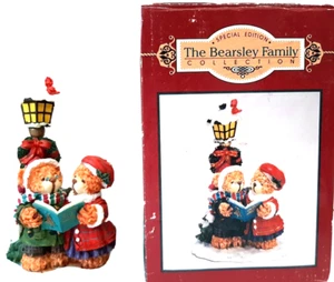 The Bearsley Family Collection Christmas Caroling 1995 Anco House of Lloyd - Picture 1 of 8
