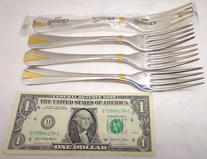 NEW 4pc Christofle France ATLANTIDE Dinner Salad Forks 8 1/8" - FREE SHIPPING!!! - Picture 1 of 5