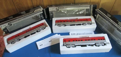 K-Line Golden State Streamliners Rock Island Diner Combine Observation Cars - Image 1 of 4