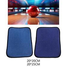Bowling ball towel with easy handle to clean dirt/oil. Soft microfiber, easy to