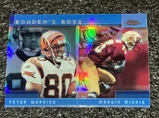 D1643 2001 Topps Chrome Set PETER WARRICK MARVIN MINNIS COMBO REFRACTOR  #TC10