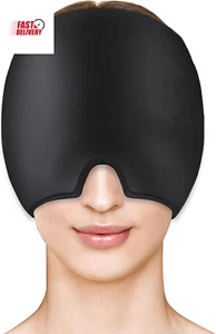 Migraine Relief Cap Headache Relief Cap Hat Head Ice Pack Wrap Migraine Cold Cap - Picture 1 of 12