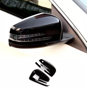 For Benz S-Class W221 2010-2012 Bright Black Rear View Side Door Mirror Cover - Picture 1 of 7
