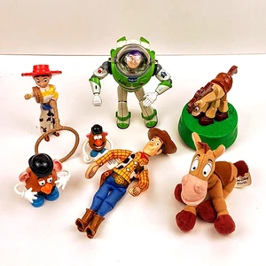 1990's Disney Pixar Toy Story 7 Pieces McDonalds Burger King Kelloggs Premiums - Picture 1 of 19