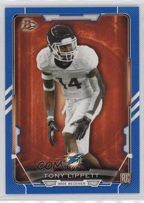 2015 Bowman Rookies Blue /499 Tony Lippett #80 RC - Image 1 of 2