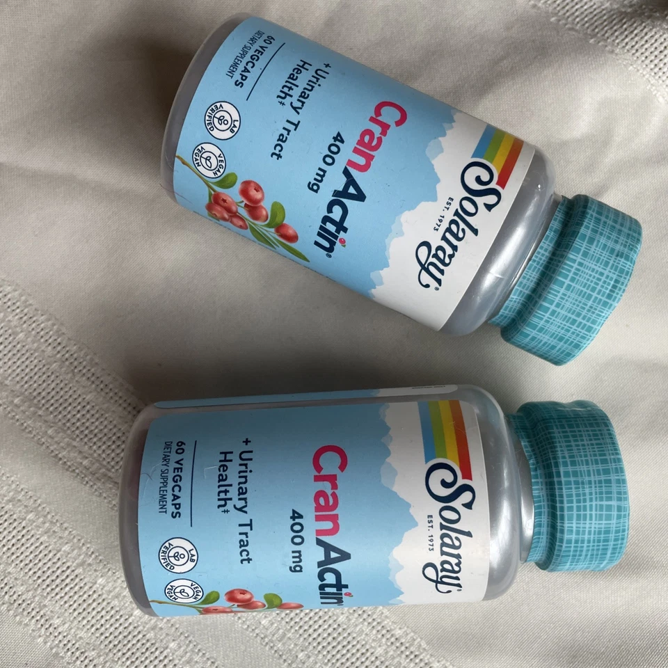 Solaray CranActin 400 mg - 60 cápsulas vegetales Foto 1 de 4