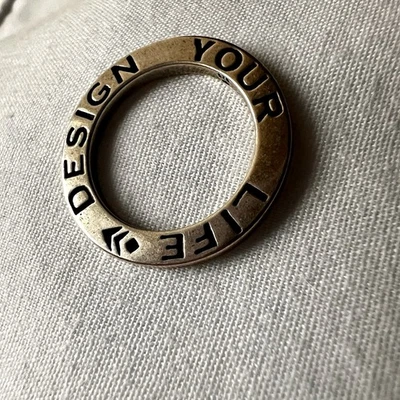 SILPADA Sterling Silver “Design Your LIfe” Circle Ring /Pendant Size 6 - Image 1 of 4