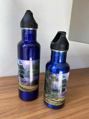 Juego de botellas de agua de acero inoxidable Blue Pirate Ship Foto 1 de 4