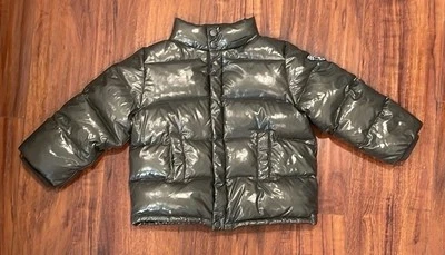 Bonpoint Blythe Rosa/Dorado Niños Puffer Down Chaqueta de Esquí Talla 2 Foto 1 de 4