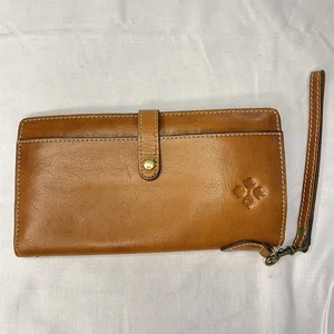 Patricia Nash Cartera Cuero Bolso sin asas Muñequera Doble Pliegue 14 Ranuras para Tarjetas Billete Moneda, Usada en Excelente Condición - Imagen 1 de 11