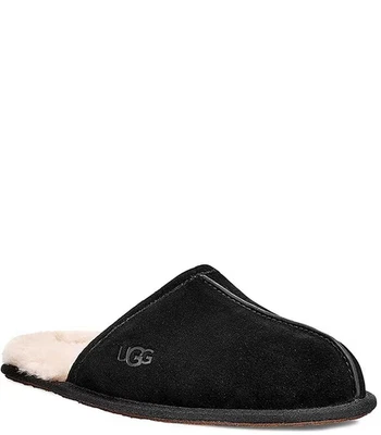 OFERTA ESPECIAL UGG Zapatillas de gamuza raspada para hombre, negras (auténticas) Foto 1 de 4