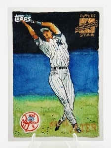 DEREK JETER /15 - PAINT BACK SPLATTER #19 - 2025 Topps Shoebox Treasures YANKEES - Picture 1 of 2