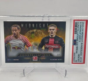 Topps Midnight Bundesliga 23/24 Constellation Simons & Wirtz PSA10 /5 Crackice - Picture 1 of 2