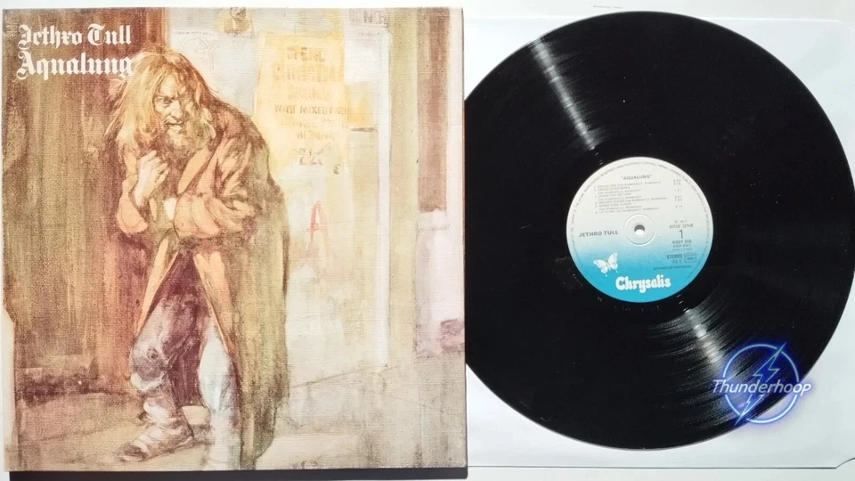 Jethro Tull – Aqualung 33 tours cover gaufré - Photo 1/2