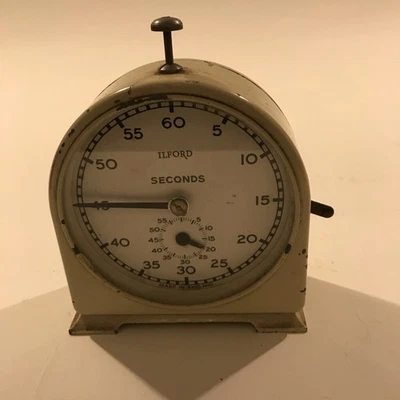 Vintage Ilford darkroom clock - Seconds Timer - working.  - Image 1 of 4