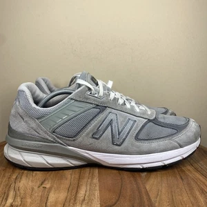 New Balance 990v5 Made In USA Low Castlerock Mens Size 13 Gray Shoes M990GL5 - Picture 1 of 11